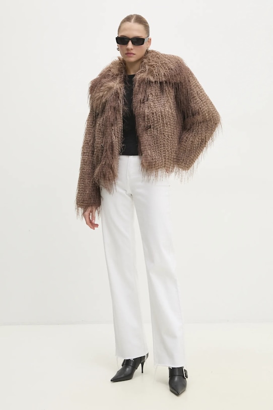 Answear.LAB kurtka NL246123.UMS brązowy WZ24