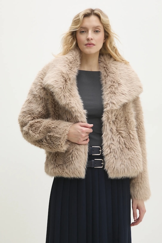 Пальто Answear.LAB злегка утеплена бежевий NL246109.ums