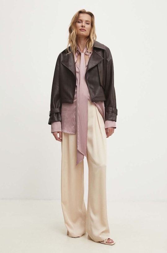 Answear Lab kurtka b9601.ims brązowy WZ24