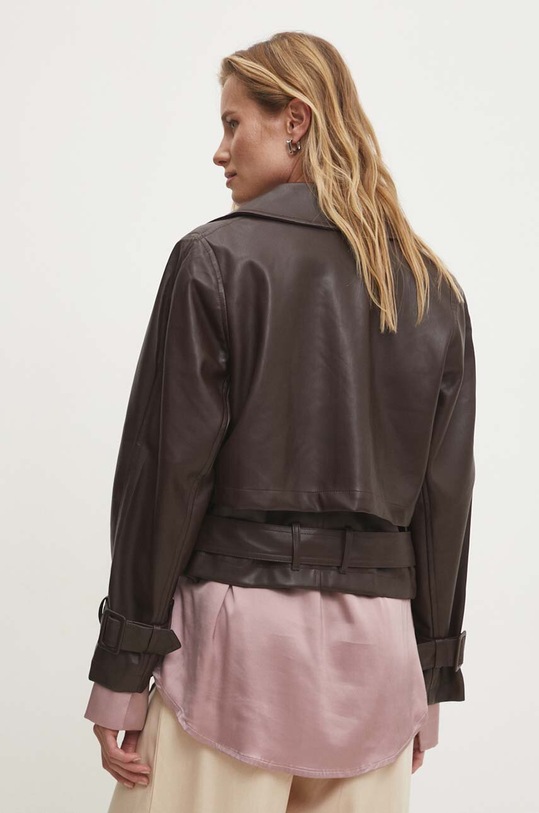 Odzież Answear Lab kurtka b9601.ims brązowy