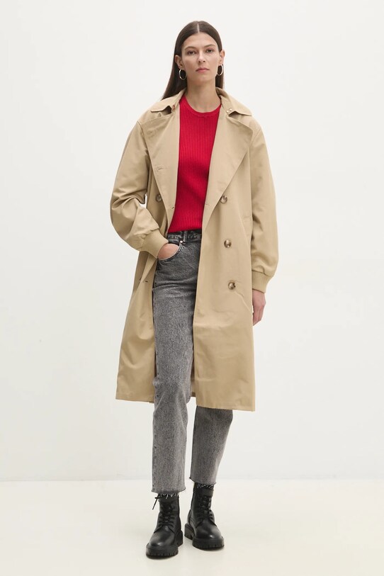 Answear.LAB trencz V2380.HLK beżowy WZ24