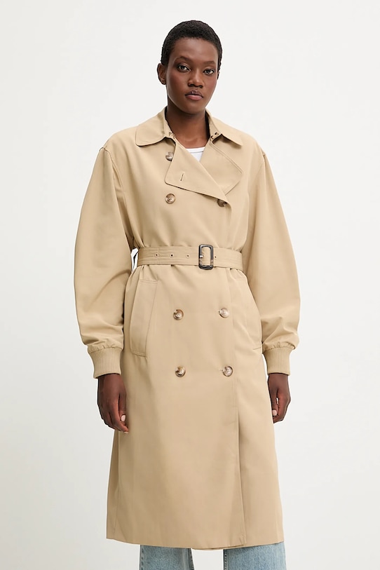 Odzież Answear.LAB trencz V2380.HLK beżowy