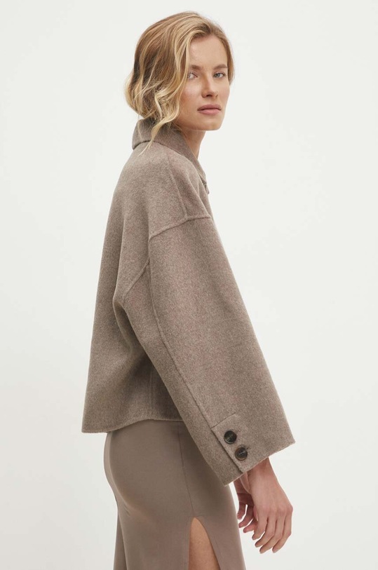 Вовняна куртка Answear.LAB бежевий m.2433fos