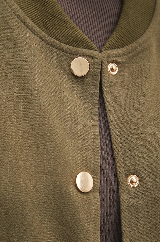 Answear.LAB kurtka bomber z domieszką lnu 6297.hms zielony