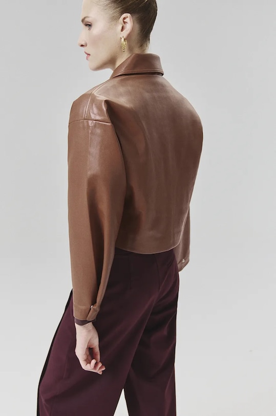 Bunda Answear.LAB 1544.tlk hnedá