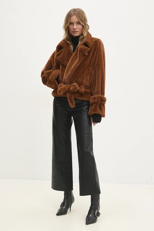 Kabát Answear.LAB 160557..tos hnedá WW25