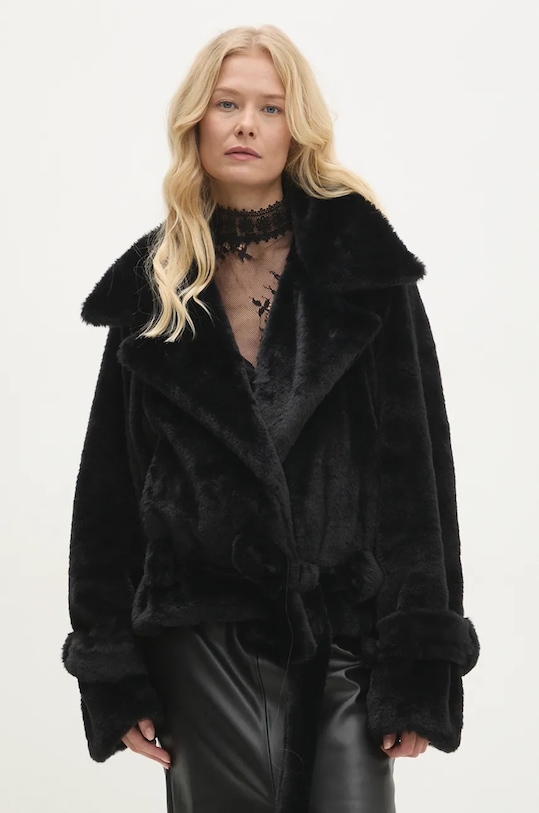 Kabát Answear.LAB nezateplené černá 160557..tos