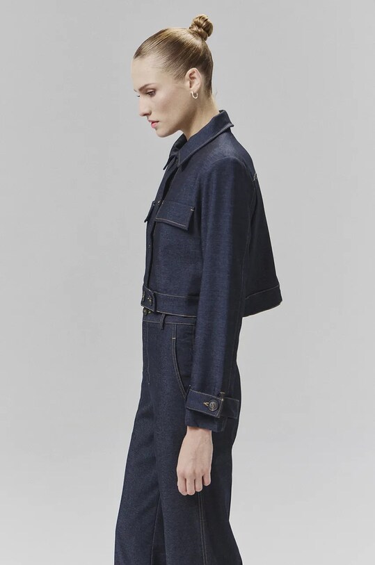 Куртка Answear.LAB з підкладкою блакитний 26325.ilk