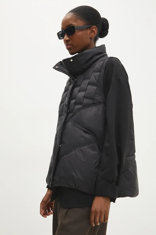 Answear Lab vesta cu captuseala negru 1723.ilk