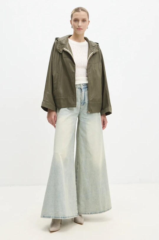Answear Lab geaca pk2780.ilk verde WZ24