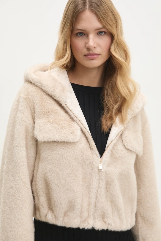 Answear.LAB kurtka beżowy a260.ilk