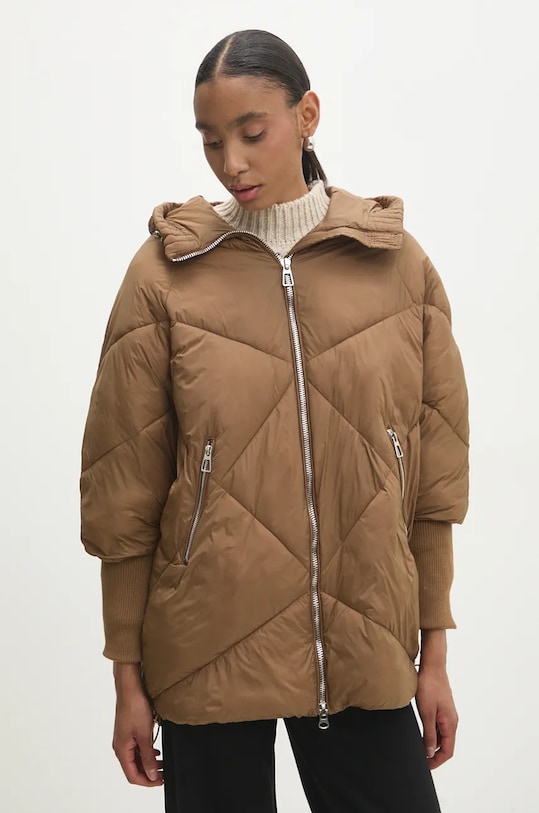 Answear.LAB kurtka brązowy 2223.hlk