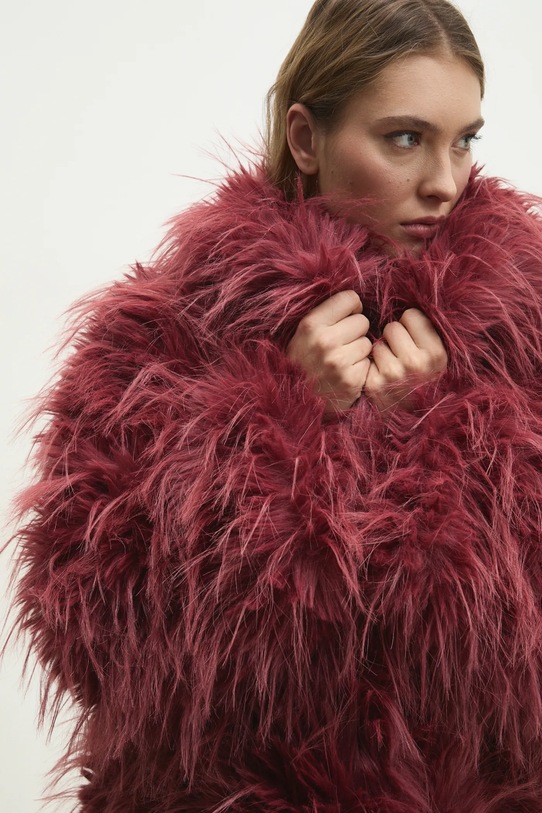 Παλτό Answear.LAB no.048.hms μπορντό