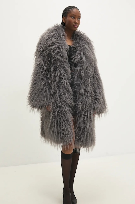 Answear.LAB płaszcz no.048.hms szary WW25