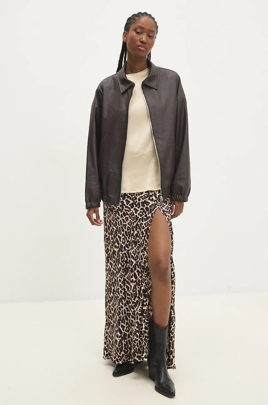 Ruházat Answear.LAB rövid kabát LD1430.hos barna