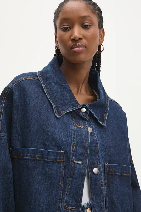 Answear Lab geacă din denim bleumarin LD1507.hos