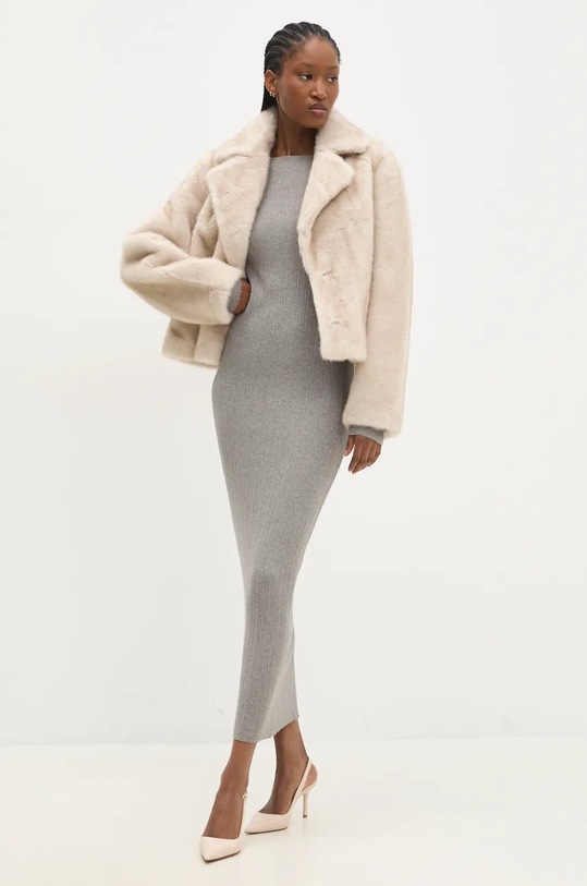 Bunda Answear.LAB v073.flk béžová WZ24