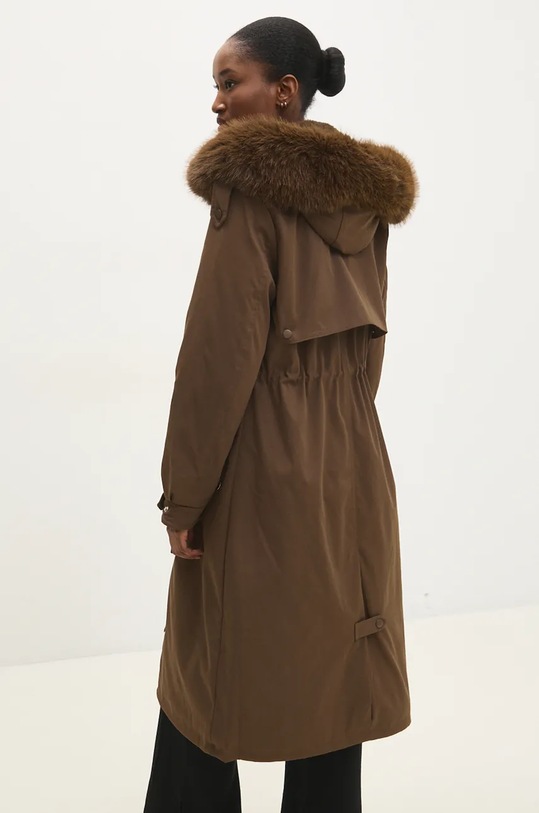 Ρούχα Παρκά Answear.LAB 3108.FLK καφέ