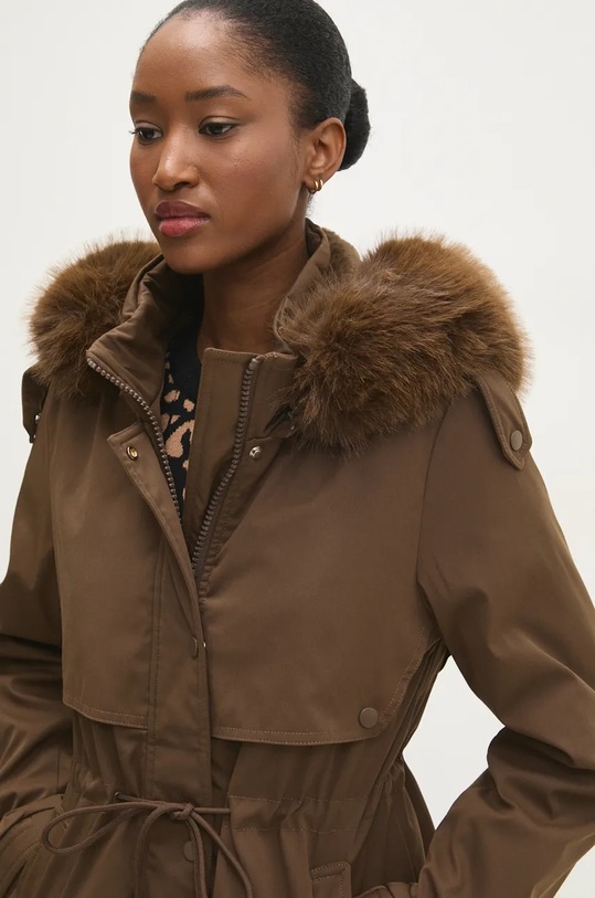 Παρκά Answear.LAB καφέ 3108.FLK