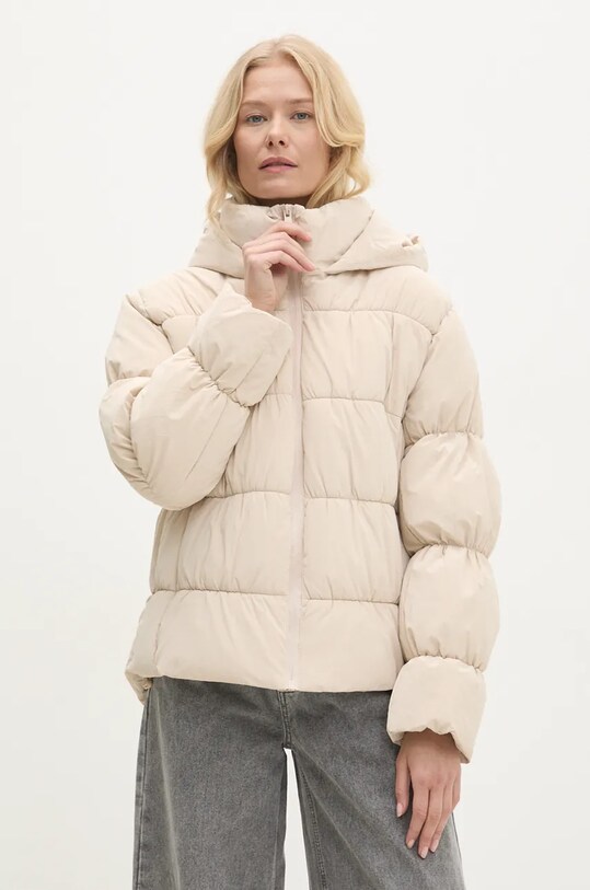 Answear Lab geaca cu captuseala bej NA3039.FLK