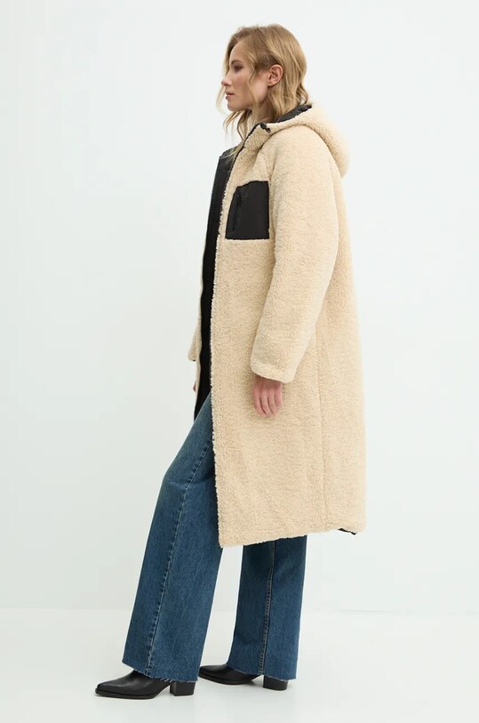Двостороння куртка Answear.LAB 8504.fos чорний WZ24