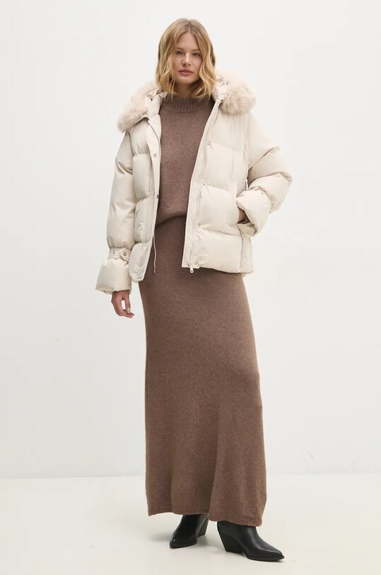 Куртка Answear.LAB з утепленням бежевий ad6110.fos