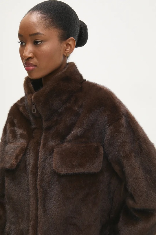 Answear Lab kurtka br001.ILK brązowy