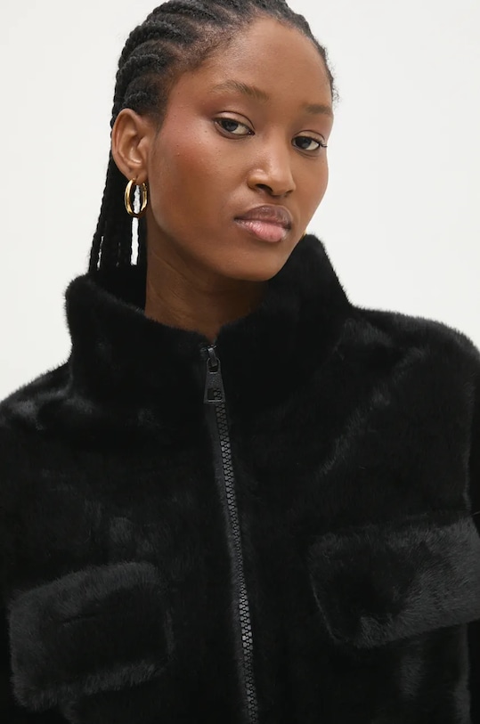 Bunda Answear.LAB br001.ILK černá