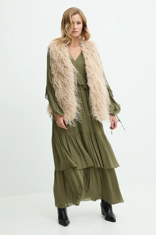 Answear Lab bezrękawnik js927.fms beżowy WZ24