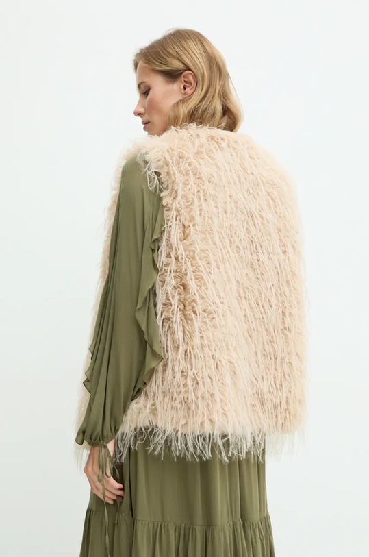 Odzież Answear Lab bezrękawnik js927.fms beżowy