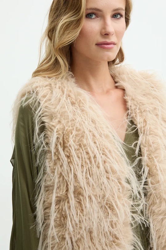 Answear Lab bezrękawnik js927.fms beżowy