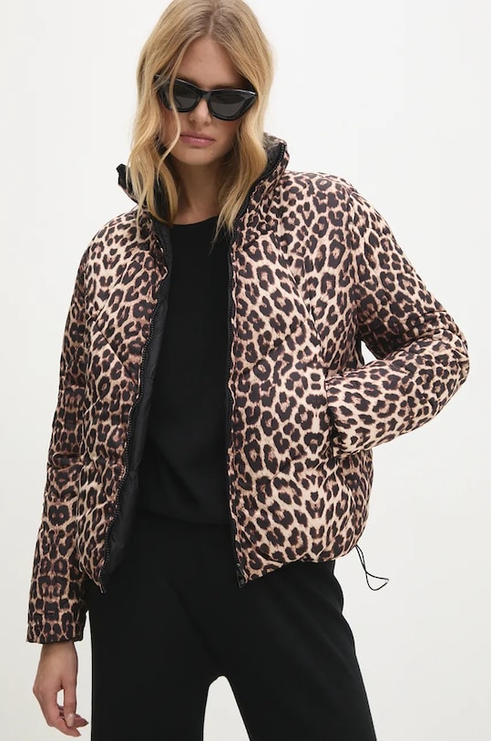 Dvostrana jakna Answear.LAB s toplom postavom smeđa js955.fms