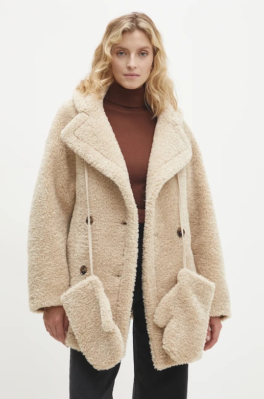 Answear Lab geaca necaptusit bej AG1.9228.CLK