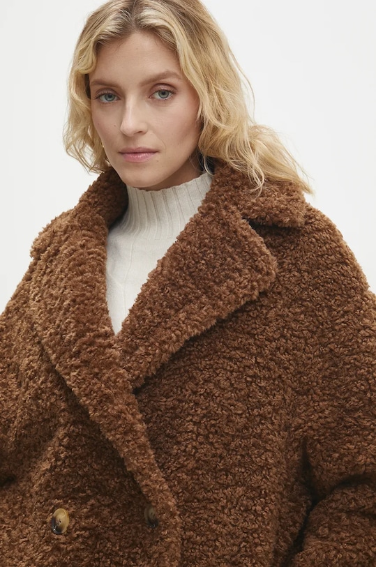 Bunda Answear.LAB AG1.9228.CLK hnedá