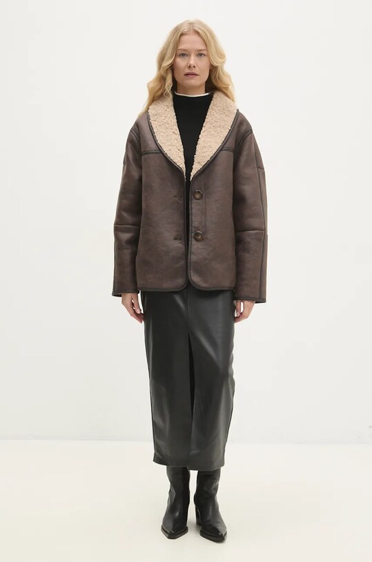 Куртка Answear.LAB 9255.ilk бежевий WZ24