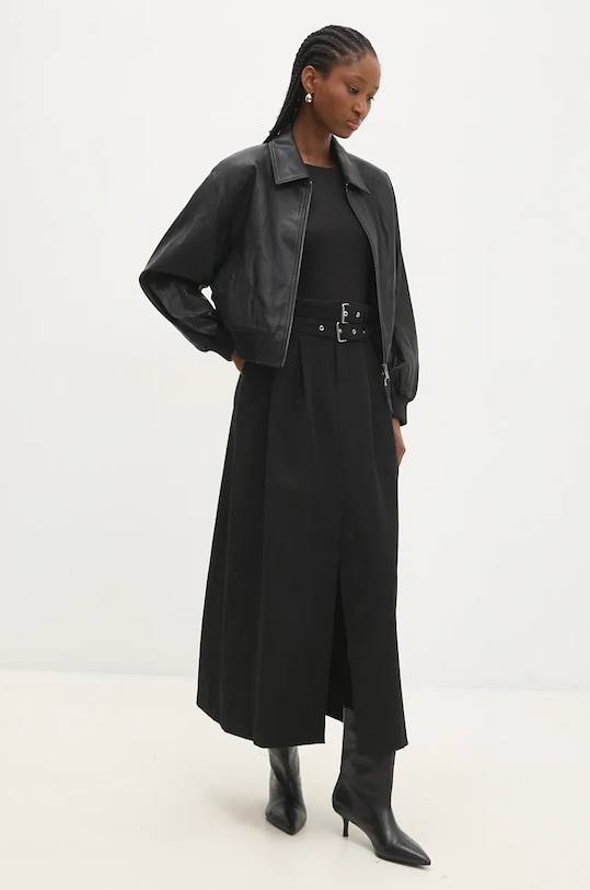 Куртка-бомбер Answear.LAB 0508.iw чорний WZ24