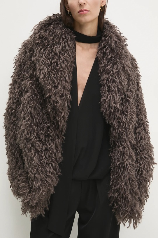 Kaput Answear.LAB bez tople podstave smeđa 170395.tos