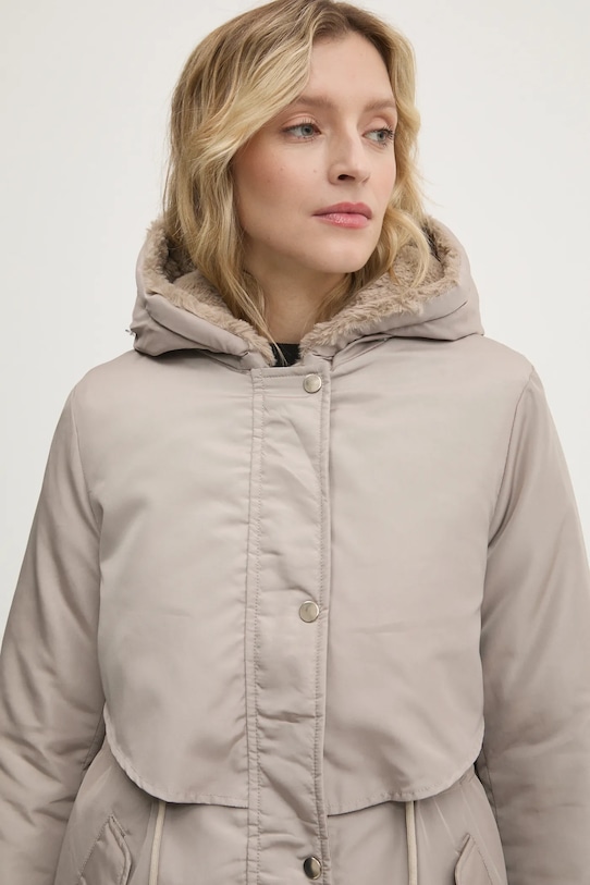 Answear.LAB kurtka M2650862.HWK beżowy