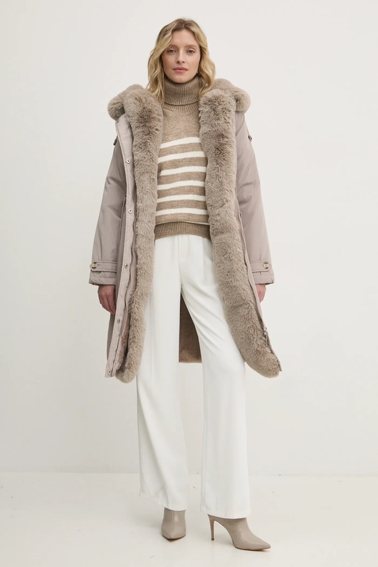 Answear.LAB kurtka pozostałe beżowy P36051305.HWK