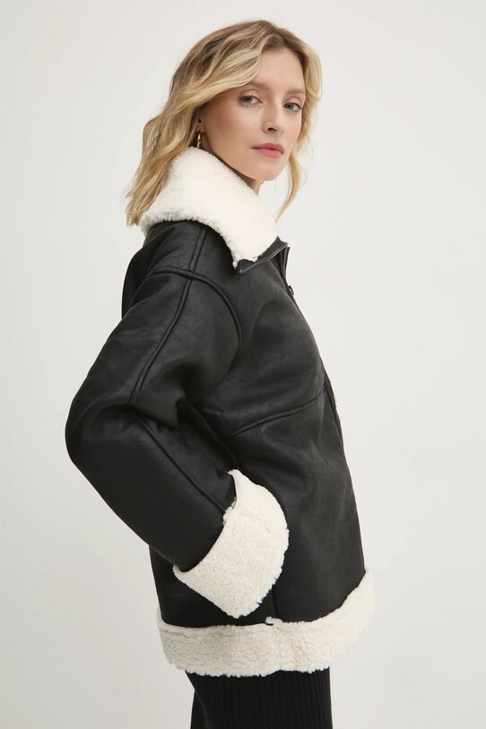 Answear Lab geaca negru LC240201.HLK