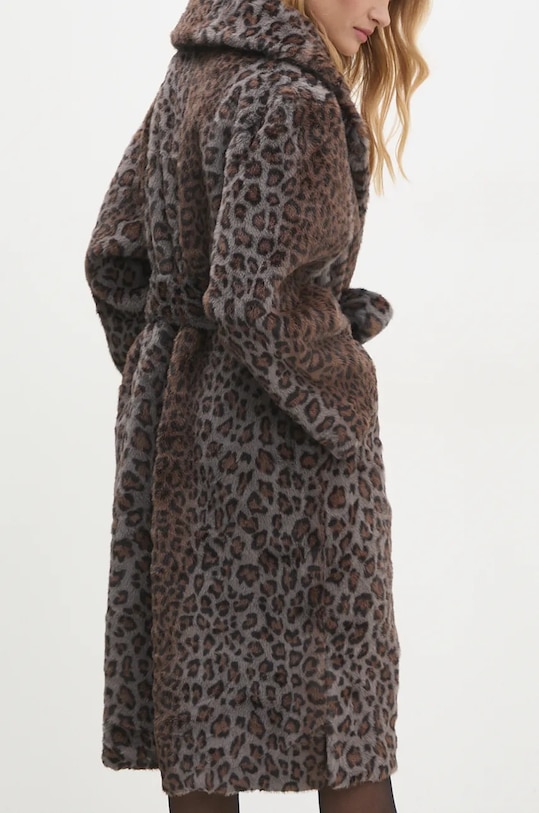 Odzież Answear Lab płaszcz LD076.HLK szary