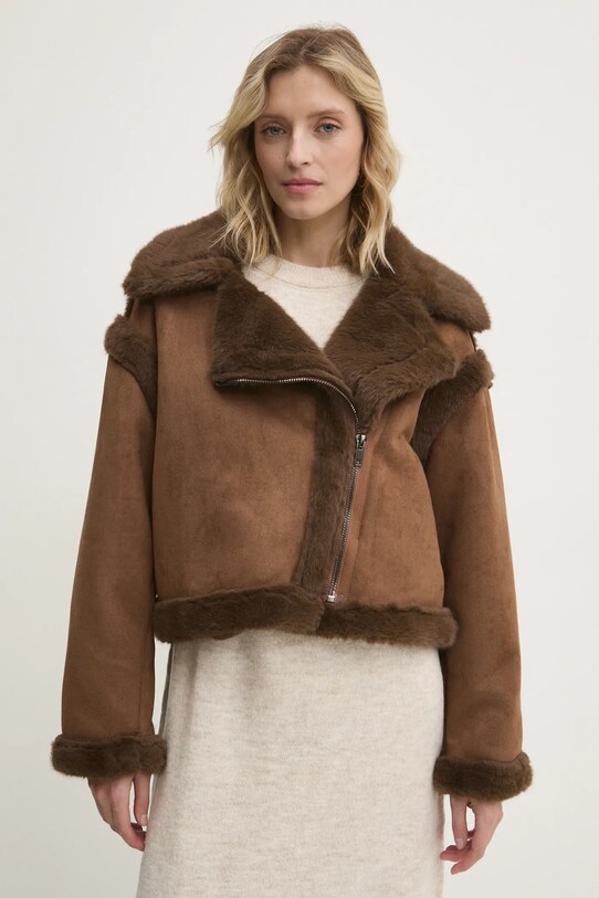 Bunda Answear.LAB hnědá LC240197.HLK