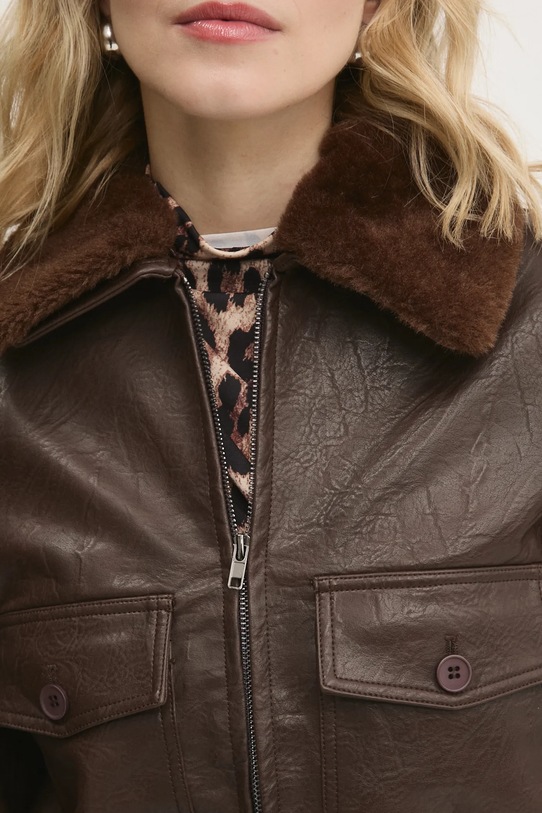 Answear Lab geaca LC240259.HLK maro