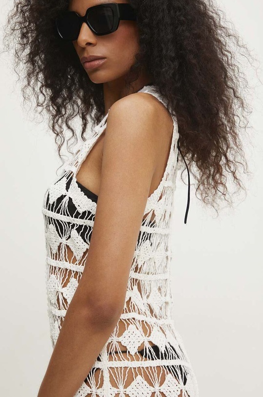 Answear Lab narzuta bawełniana JF154.HWK biały