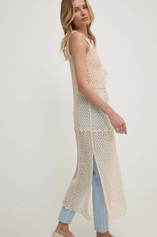 Bavlněný přehoz Answear.LAB béžová H29.HWK