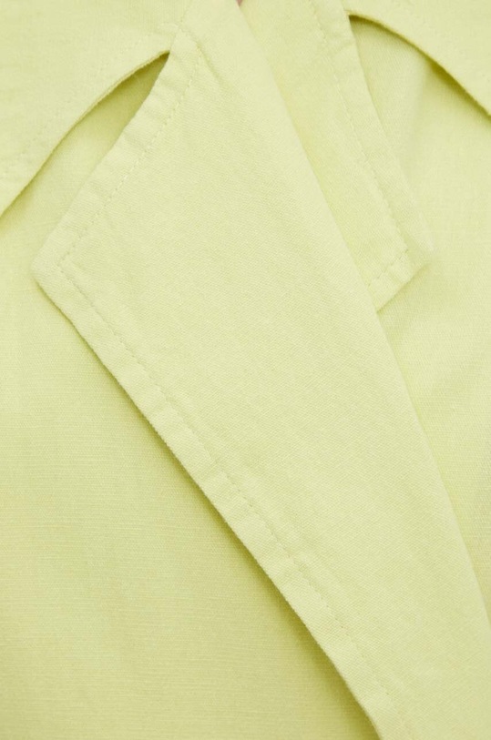 Φόρεμα με λινό Answear.LAB 250206.HWK πράσινο