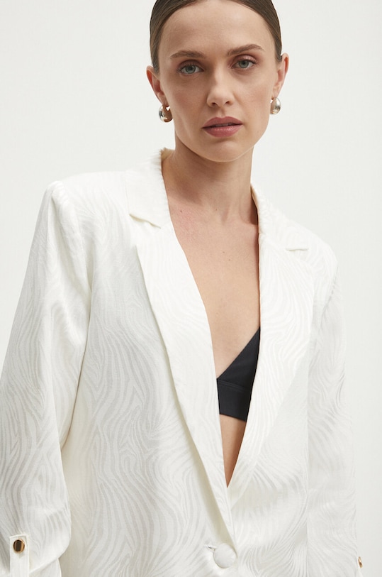 Answear Lab marynarka wzorzyste biały 6020.TKK