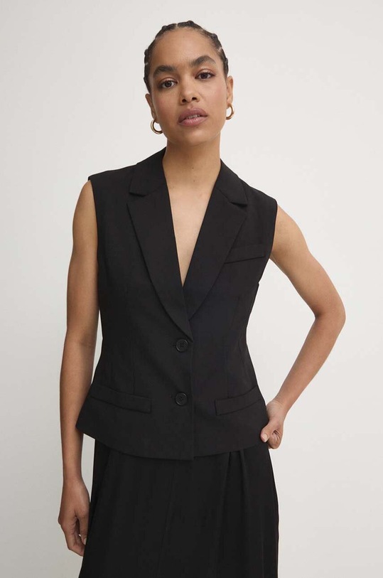 Answear.LAB gilet tessuto nero b9398.ims