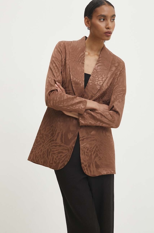 Пиджак Answear.LAB с подкладкой коричневый 6513.th