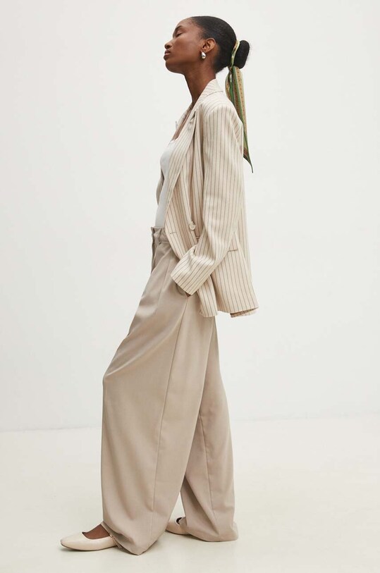 Answear Lab marynarka 4949.TJS beżowy WZ24